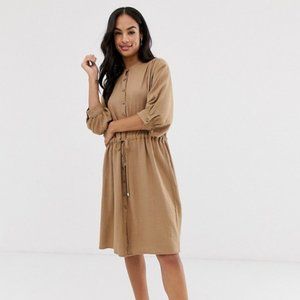 ASOS Vila linen Midi utility dress S